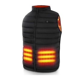 Heated Vest, Lightweight Heating Jacket USB Electric Body Warmer Clothes for Men and Women( Battery Not Included)