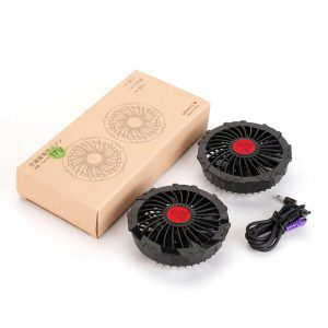 2023 New Summer clothing fan 19V Air Conditioning Clothing Accessories Construction Site Cooling18V Clothes Brushless Fan