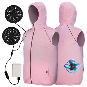 New Design rechargeable air conditional cooling vest Summer Cooling clothes Fan Vest