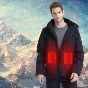 5V Heated jacket with battery Sports Motorcycle Coats Rechargeable Clothing