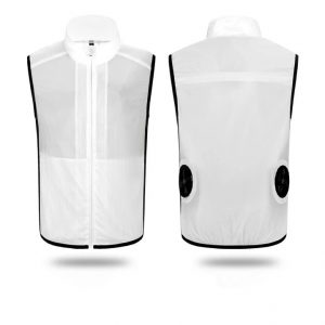Wholesale Sports Jacket With Fans Sunscreen Skin Coat Charging White Summer Cooling Refrigeration Vest